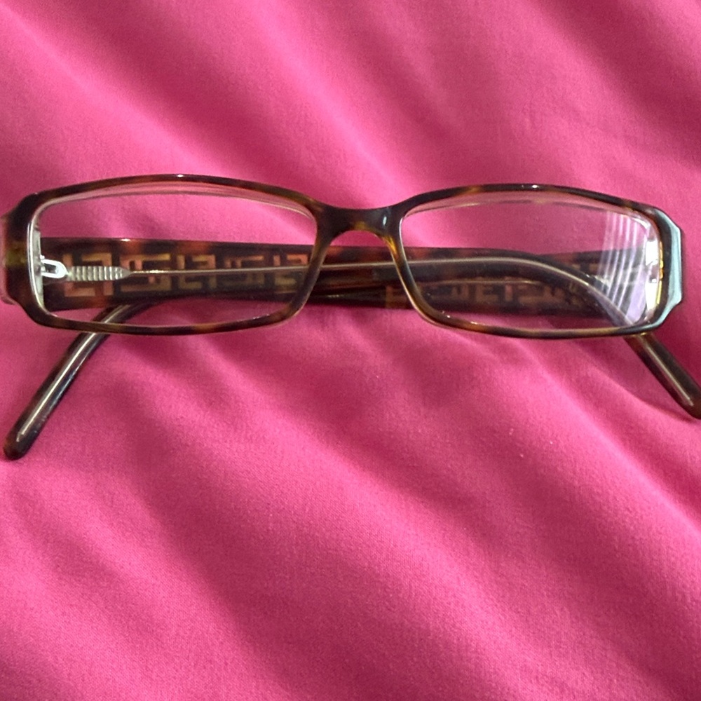 Fendi Tortoise Shell Rectangular Glasses - image 1